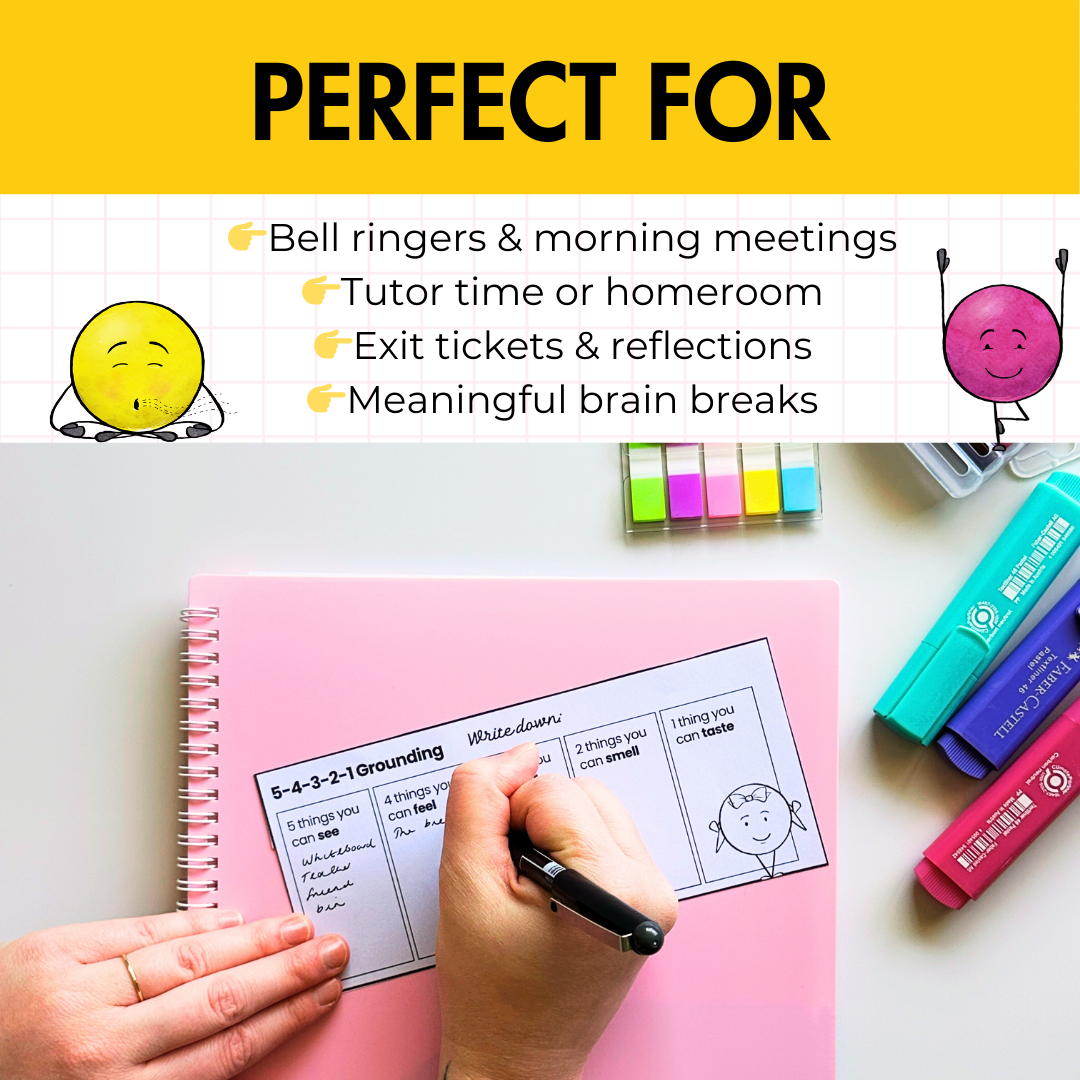 19 Mindfulness SEL Starters | Print & Go for Bell Ringers & Morning Meetings