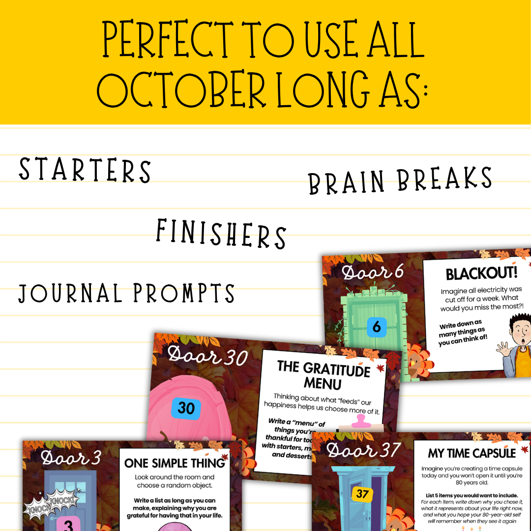 Thanksgiving Gratitude Doors | Thanksgiving Activities & Discussion Starters