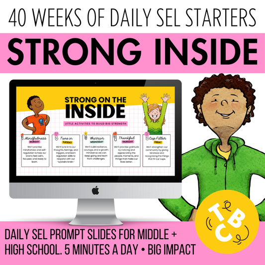 Strong on the Inside | Full Year Daily SEL Slides | Activities | Bell Ringers