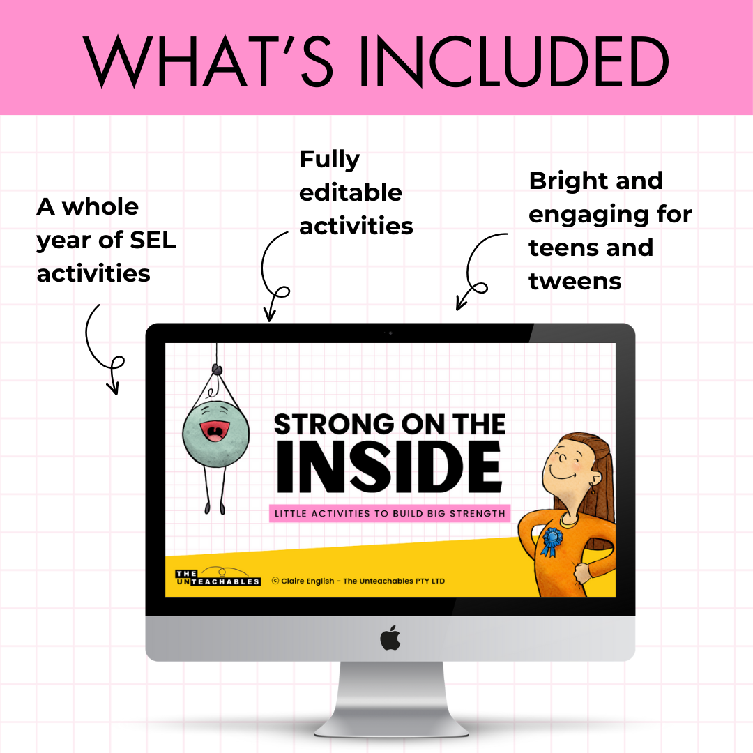 Strong on the Inside | Full Year Daily SEL Slides | Activities | Bell Ringers