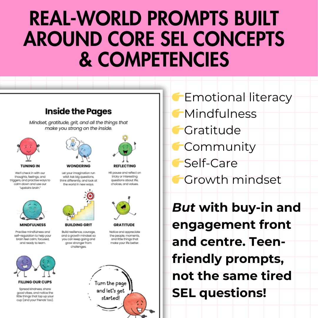Strong on the Inside | Full Year Daily SEL Journal | Activities | Bell Ringers