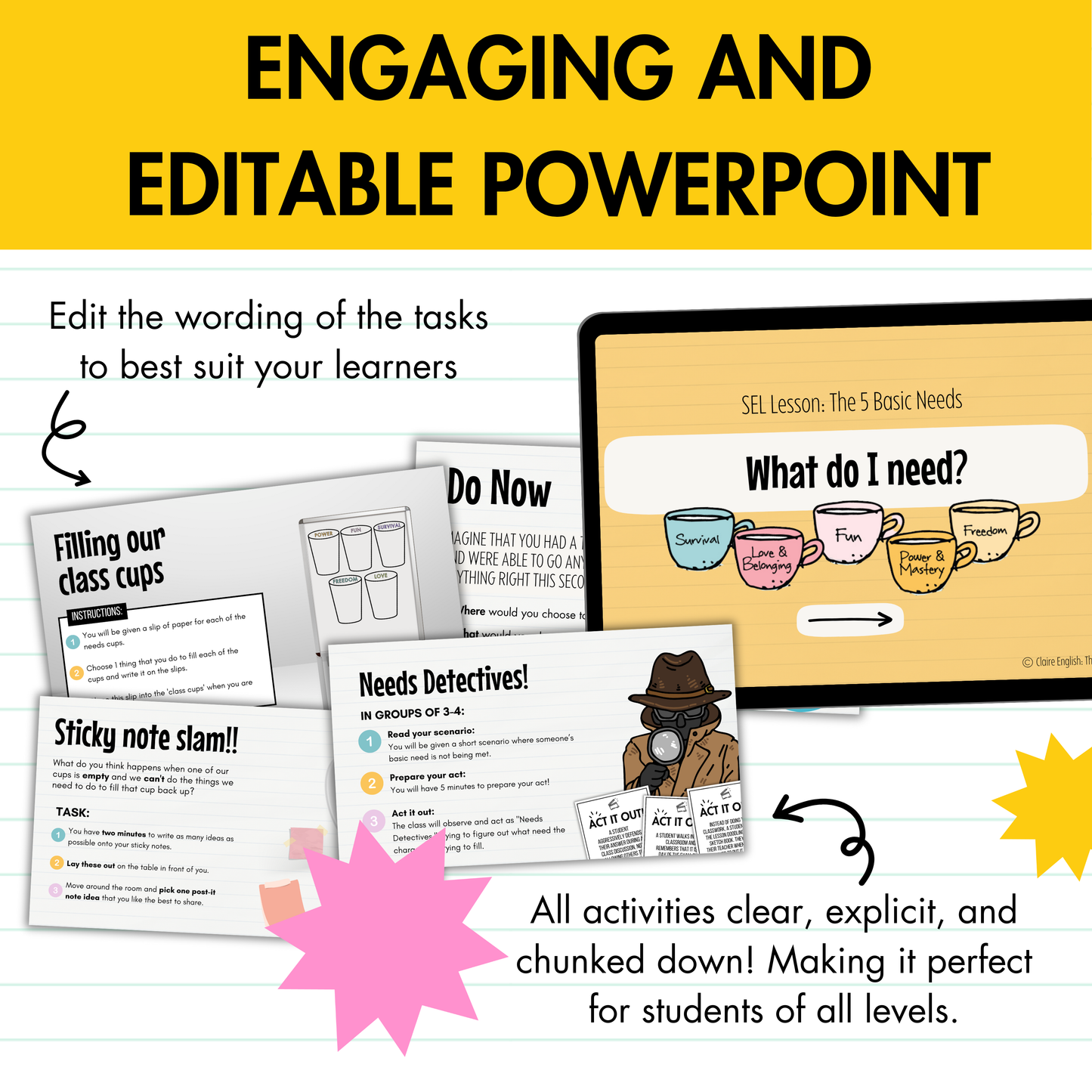 SEL Lesson ‘What I Need': Supports Regulation, Impulse Control & Behavior