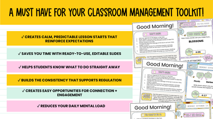 Spring Agenda Slides | w/ 50+ Seasonal Bell Ringers, Do Nows, Starter Activities
