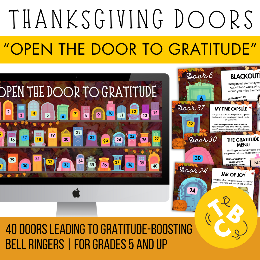 Thanksgiving Gratitude Doors | Thanksgiving Activities & Discussion Starters