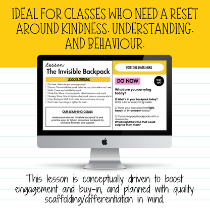 The Invisible Backpack | SEL Lesson on Empathy, Behaviour, Kindness & Community