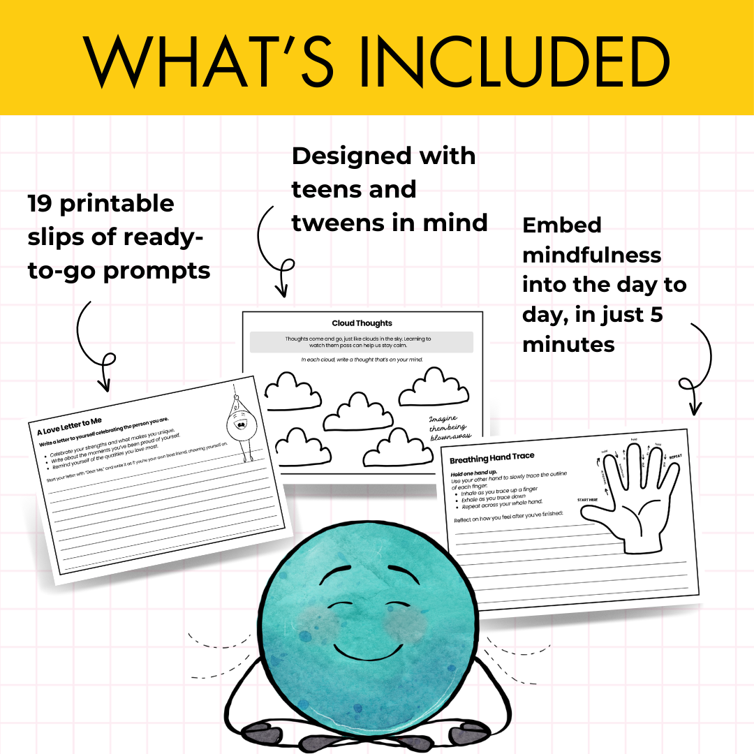 19 Mindfulness SEL Starters | Print & Go for Bell Ringers & Morning Meetings