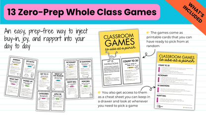 The Ultimate Classroom Community Bundle | SEL, Games, Engagement Activities, Team Building + MORE! | Upper Primary, Middle & High