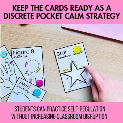 Breathing Exercises Posters & Cards | Calm Visuals | Self-Regulation Strategies