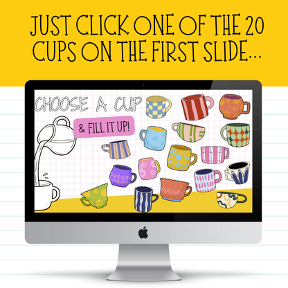 CUP FILLERS | Classroom Community Games | 20 Click & Play Whole Class Activities