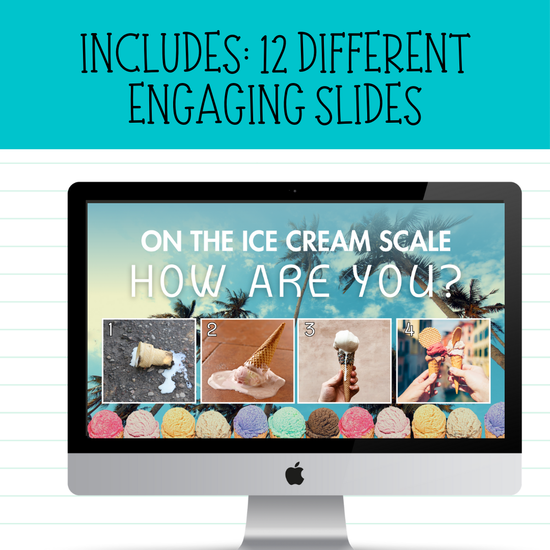 SUMMER SEL VISUAL CHECK-INS • 12 Engaging & Funny Emotional Wellbeing Prompts