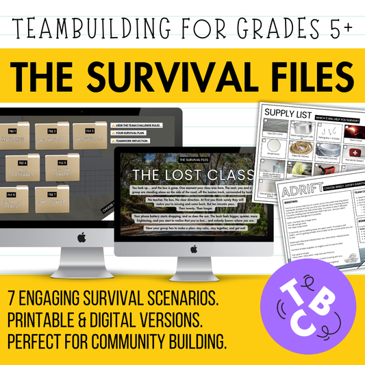 SURVIVAL FILES | Engaging Community & Team Building Challenge [Middle & High]