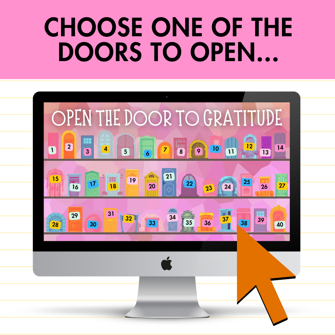 Open the Door to Gratitude | 40 Activities perfect for Bell Ringers & Breaks