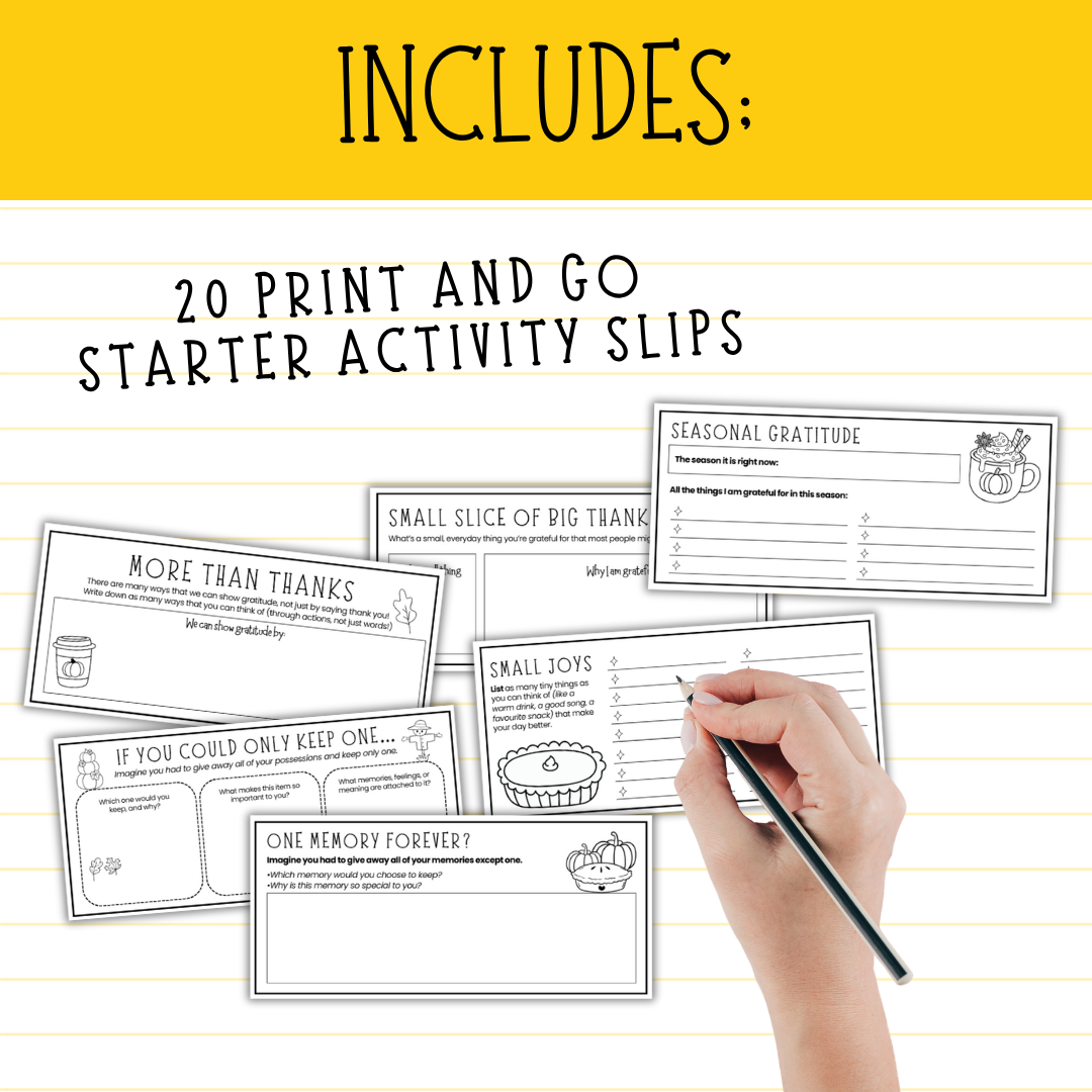 Thanksgiving Printable Activity Bundle: All the Grab-and-Go Gratitude Goodies!