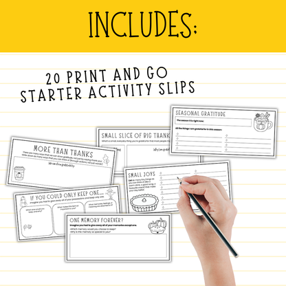 Thanksgiving Printable Activity Bundle: All the Grab-and-Go Gratitude Goodies!