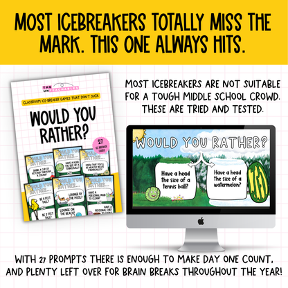 Speed Greetings Card Game: Back to School Icebreaker Activity and Brain Breaks