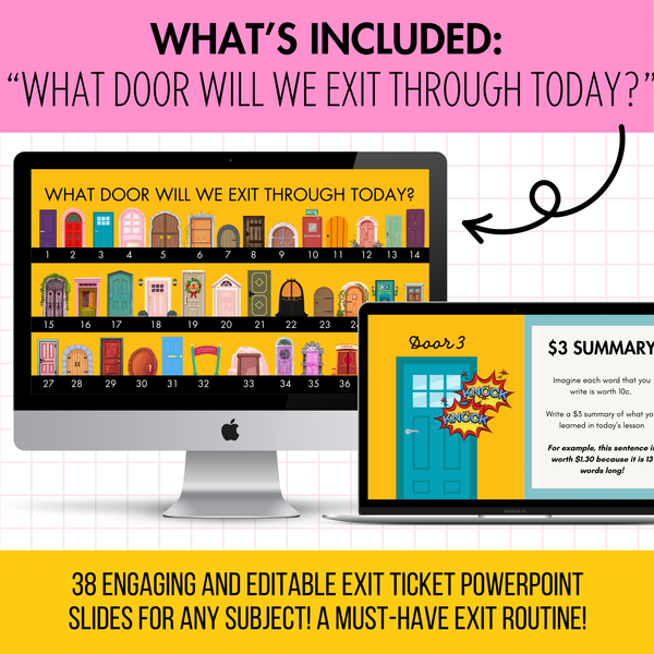 Exit Task Bundle | Exit Tasks, Slides, Printables, and /more! – The ...