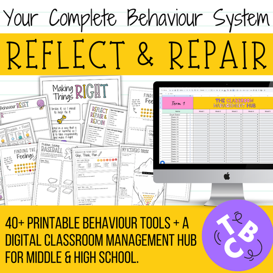 Reflect & Repair: The Complete Restorative Behaviour Toolkit for Middle & High