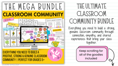 The Ultimate Classroom Community Bundle | SEL, Games, Engagement Activities, Team Building + MORE! | Upper Primary, Middle & High