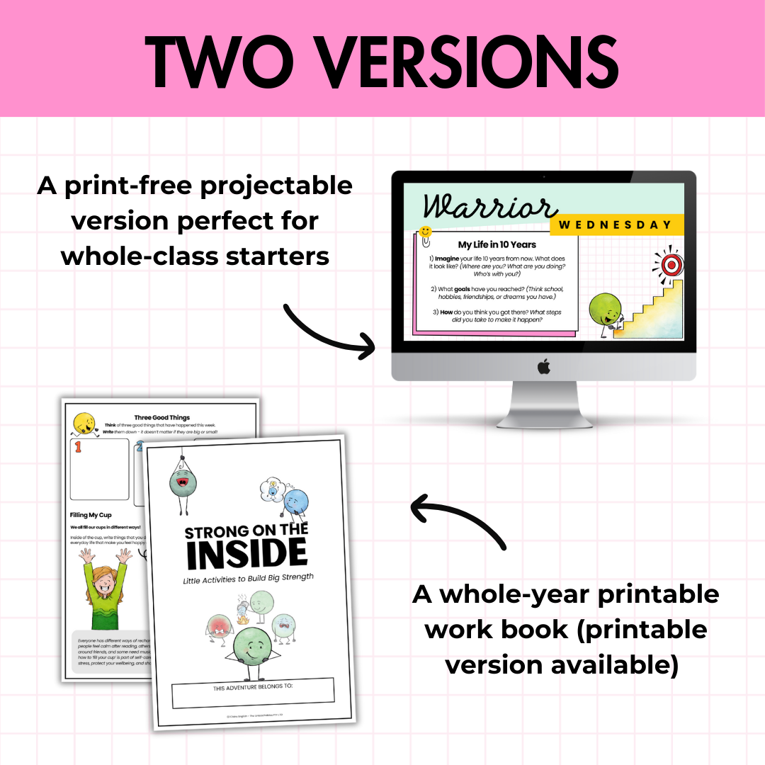 Strong on the Inside | Full Year SEL Bundle | Daily Slides + Journal Activities