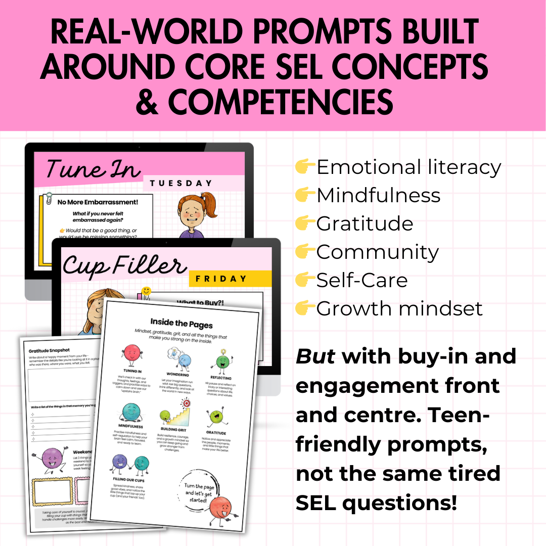 Strong on the Inside | Full Year SEL Bundle | Daily Slides + Journal Activities