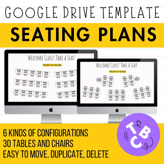 Editable Seating Plan Template | Google Drive | Back to School Essential Tool!