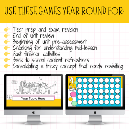 Whole-Class Review Games Bundle | 8 Engaging Recall Games for ANY Subject!