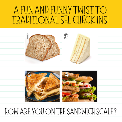 FUN SEL VISUAL CHECK-INS • 27 Engaging & Funny Emotional Wellbeing Prompts