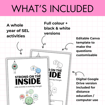 Strong on the Inside | Full Year Daily SEL Journal | Activities | Bell Ringers