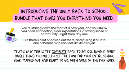 The COMPLETE Back to School Bundle! Icebreakers, Expectations, Escape Room +MORE | Upper Primary, Middle and High School