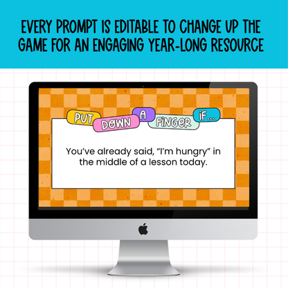 Put a Finger Down If… | Engaging Icebreaker or Brain Break Game for All Grades