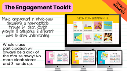 Whole-Class Engagement Bundle | 8 Review Games, Participation Strategies + MORE