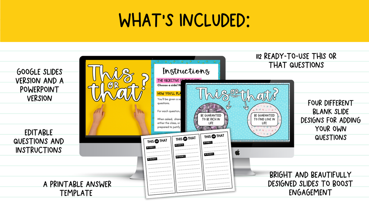 This or That?! 112 Would You Rather Questions | Brain Breaks & Bell Ringers