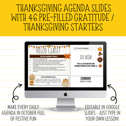 MEGA Thanksgiving Bundle | Escape Room, Bell Ringers, SEL + MORE | Middle & High