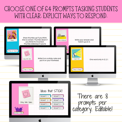 The Whole-Class Engagement Toolbox | 64 Student Participation Strategies | Suitable for all subjects | Upper Primary, Middle, High School [Grades 5 and up]