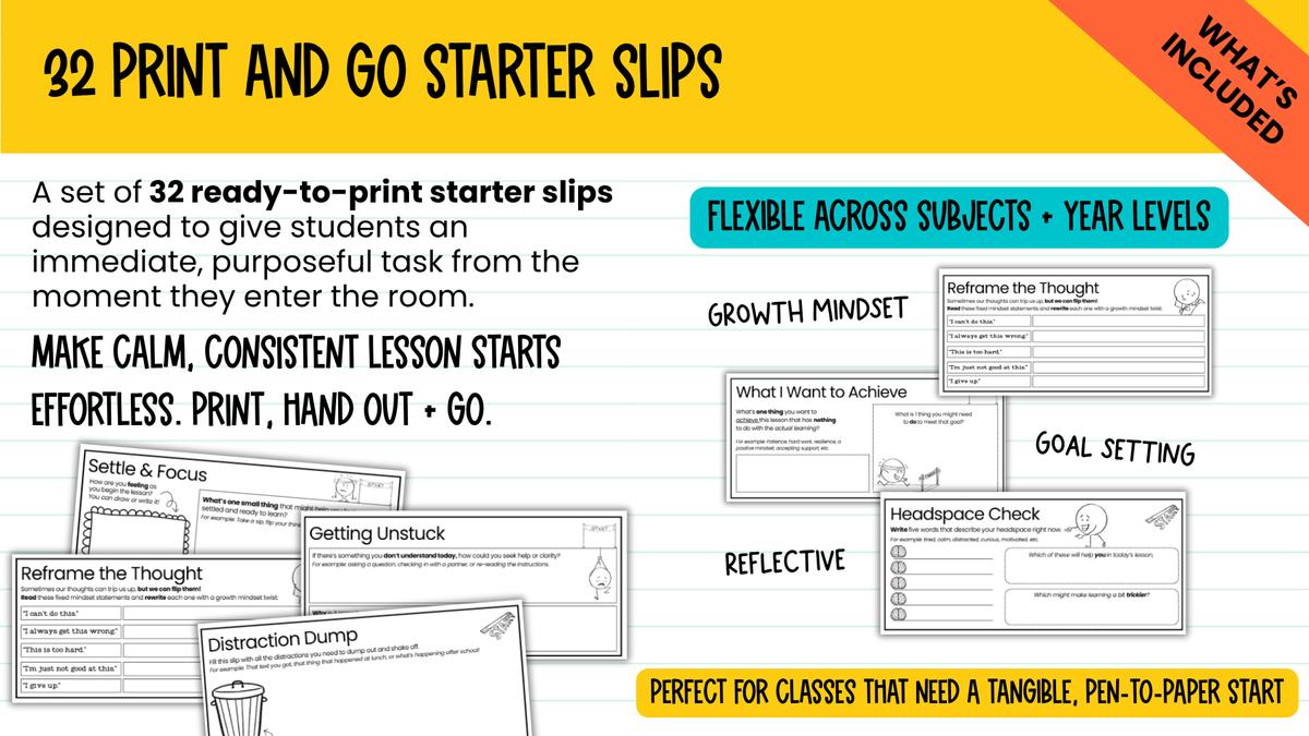 THE FIRST 5 BUNDLE! | Bell Ringers, Do Nows, Agenda Slides & Entry Routines