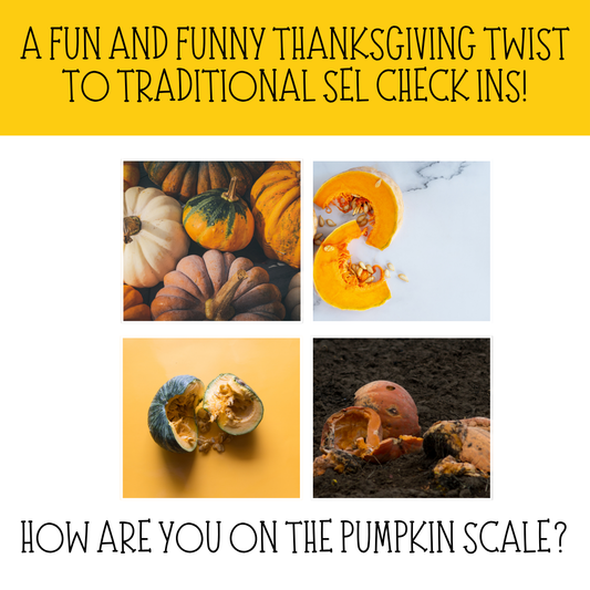 Thanksgiving SEL Check-Ins: 5 Daily Emotional Check-Ins [Middle & High School]