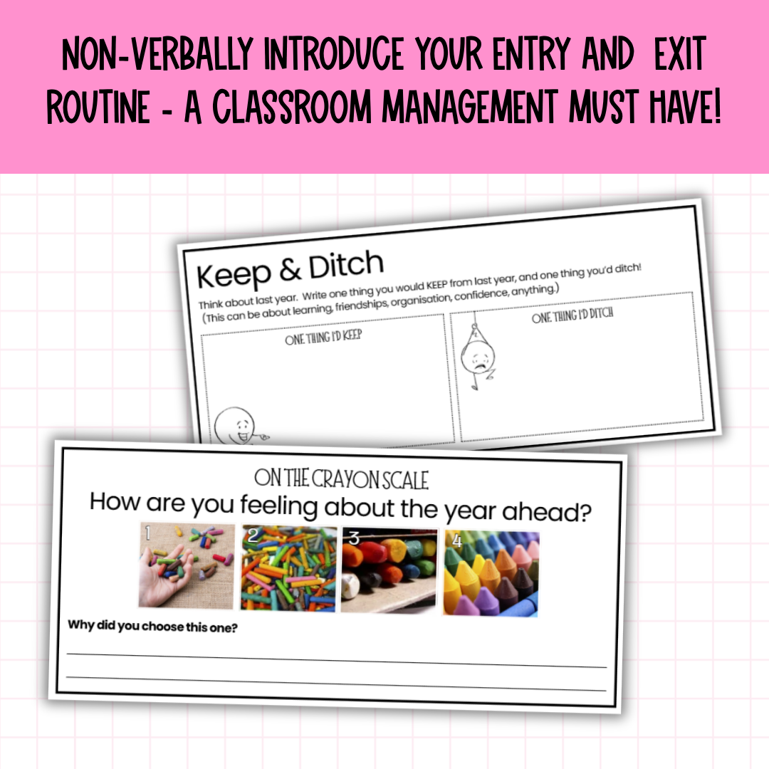 10 Engaging Starter & Exit Tasks for Week 1: A Must-Have Back to School Routine!