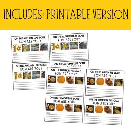 Thanksgiving SEL Check-Ins: 5 Daily Emotional Check-Ins [Middle & High School]