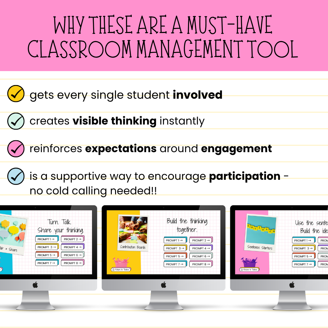 The Whole-Class Engagement Toolbox | 64 Student Participation Strategies | Suitable for all subjects | Upper Primary, Middle, High School [Grades 5 and up]