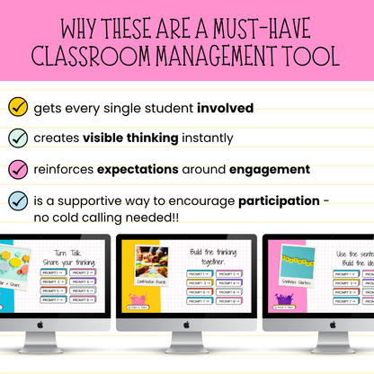 The Whole-Class Engagement Toolbox | 64 Student Participation Strategies | Suitable for all subjects | Upper Primary, Middle, High School [Grades 5 and up]