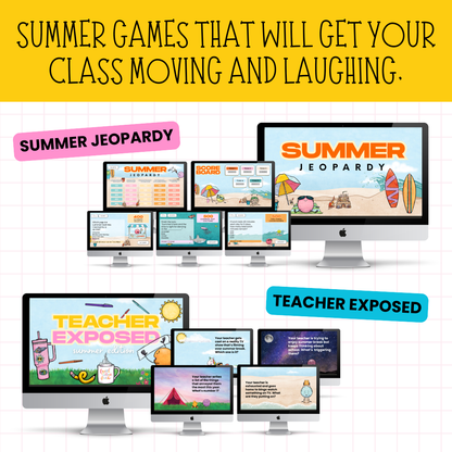 The ULTIMATE End of Year Summer Bundle for Middle & High School (Grades 5+)