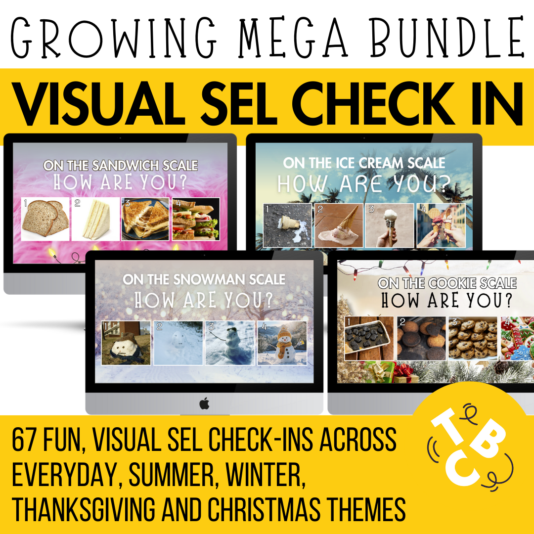 SEL VISUAL CHECK-INS BUNDLE! 67 Seasonal & Everyday Engaging Emotional ...
