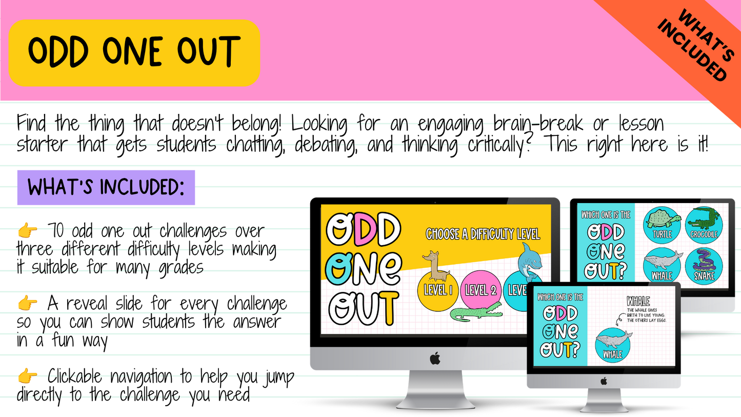 The Brain Break MEGA Bundle | 1000+ Engaging Questions, Activities, Slides and Prompts