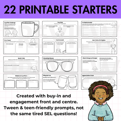 Cup Filler SEL Starters | 22 Kindness, Community & Connection Bell Ringers