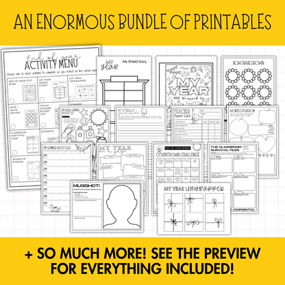 The ULTIMATE End of Year Summer Bundle for Middle & High School (Grades 5+)