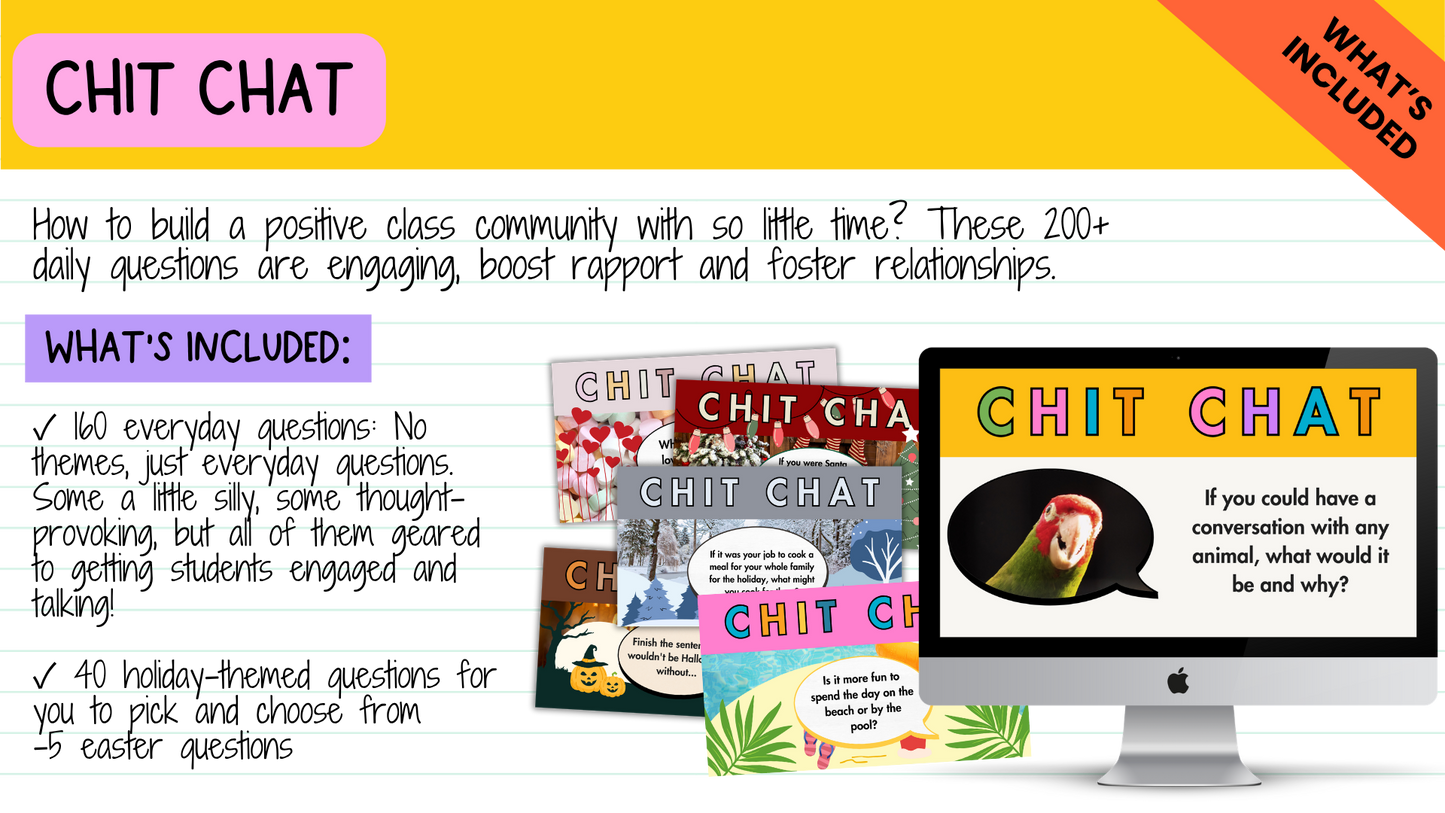 The Brain Break MEGA Bundle | 1000+ Engaging Questions, Activities, Slides and Prompts