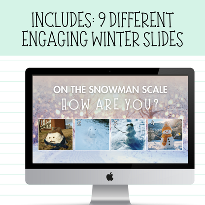 WINTER SEL VISUAL CHECK-INS • 9 Engaging & Funny Emotional Wellbeing Prompts