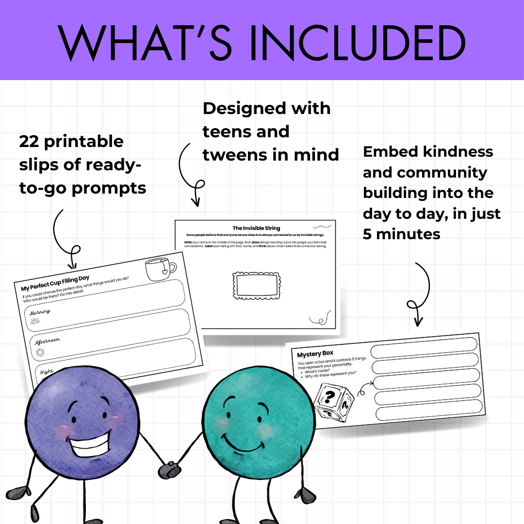Cup Filler SEL Starters | 22 Kindness, Community & Connection Bell Ringers