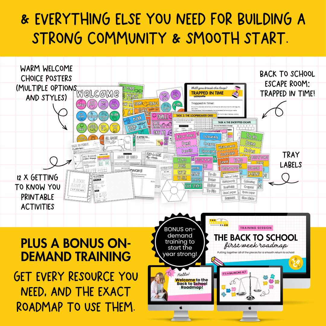 The COMPLETE Back to School Bundle! Icebreakers, Expectations, Escape Room +MORE | Upper Primary, Middle and High School